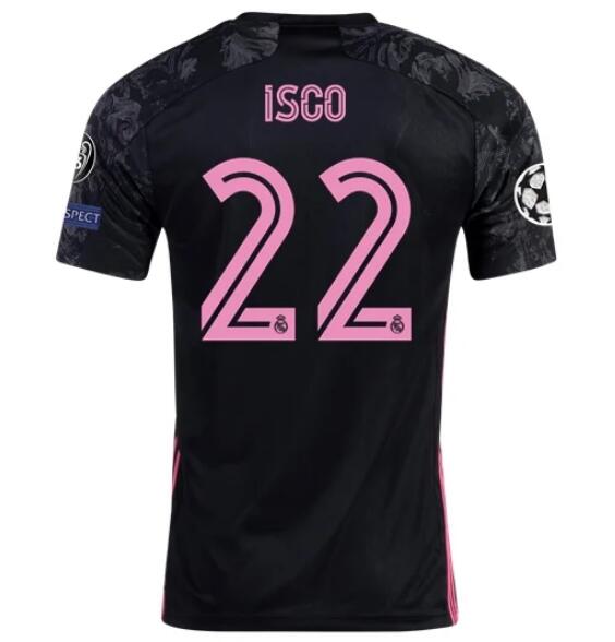 Real Madrid Football Kit Third Soccer Jersey ISCO #22 2020/21